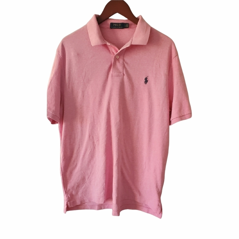 Polo Ralph Lauren Pink Polo Shirt Size Large